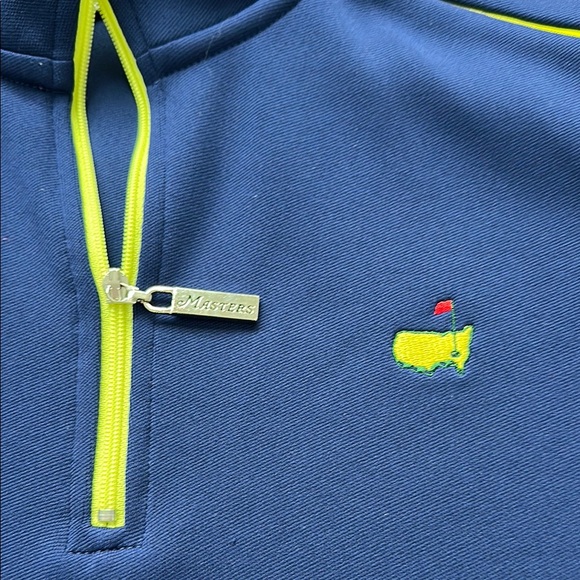 Masters Augusta National Boys Navy Performance Quarter-Zip - Picture 6 of 6
